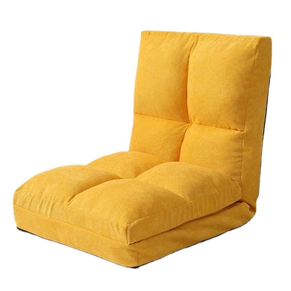 Window Single Sofa Foldable Recliner Chair Lazy Lounge Chairs Seat, Folding Lawn Chairs Reclining Living Room Lounge Chairs Adjustable Backrest Chair For Bedroom, Living Room