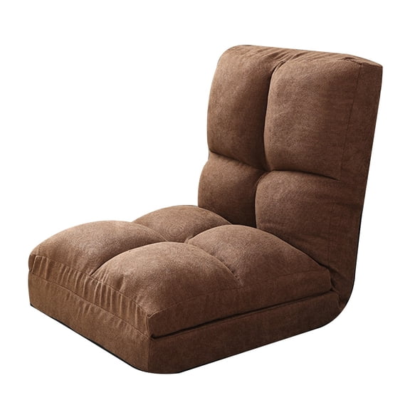 Window Single Sofa Foldable Recliner Chair Lazy Lounge Chairs Seat, Folding Lawn Chairs Reclining Living Room Lounge Chairs Adjustable Backrest Chair For Bedroom, Living Room