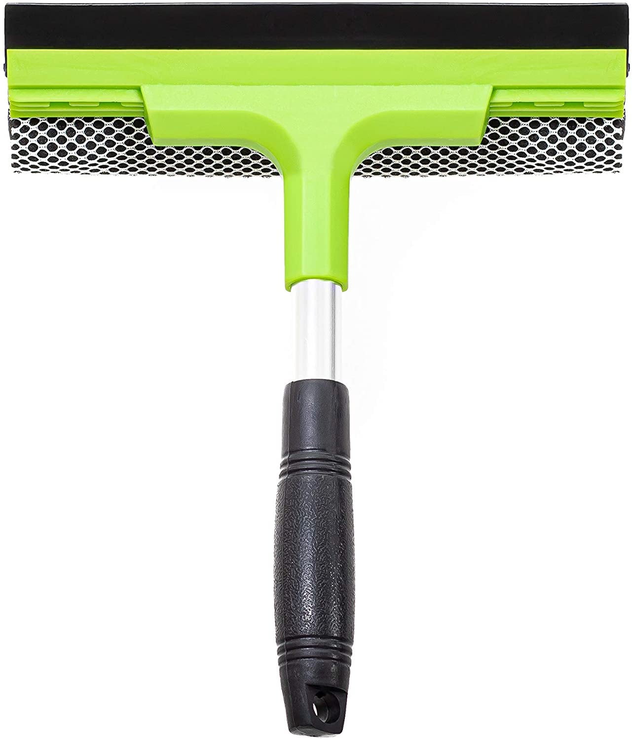 Multi-Use Window Squeegee with 56 Long Handle,2 in 1 Cleaning Tools