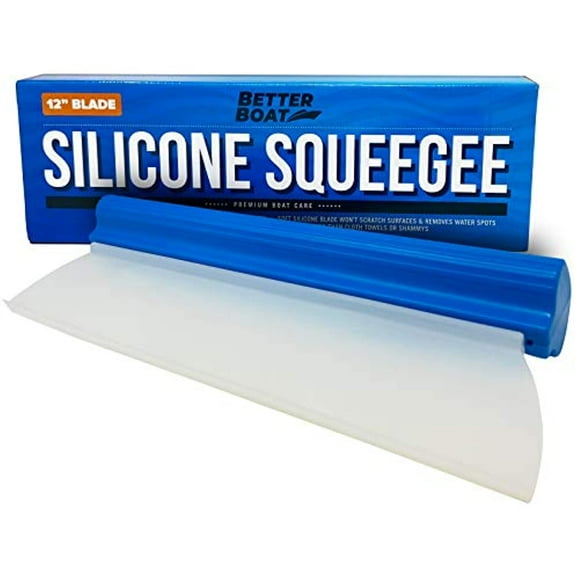 Window Squeegee Silicone Squeegee for Car Windows and Boat Windshields Blade