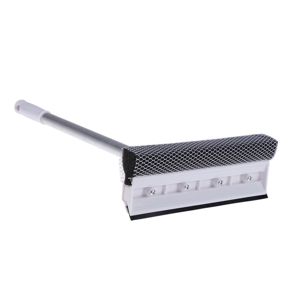 Window Squeegee Telescopic Window Cleaner Extendable Window Scrubber Window Cleaning Squeegee(Coffee)