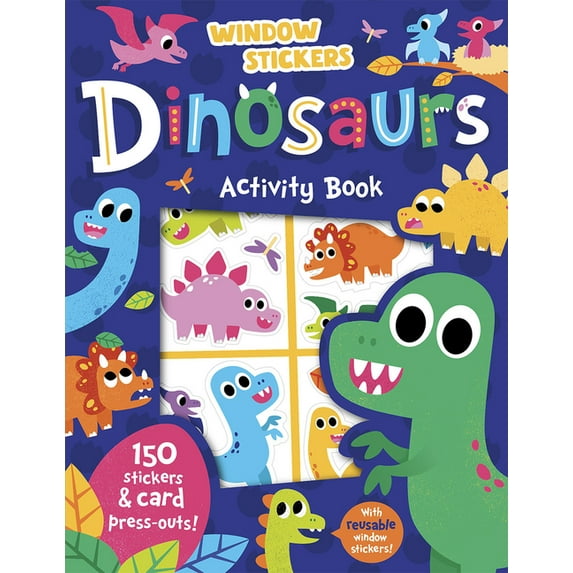 Window Stickers: Dinosaurs (Paperback)