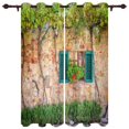 thumbnail image 1 of Window Street Flowers Curtains For Living Room Kitchen Bedroom Bathroom Windows Treatment Decoration Luxruy Window Curta, 1 of 6