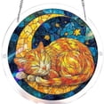 thumbnail image 1 of Window Sun Catcher Puzzle, 2D Acrylic Colorful Spring Birds, 83 Pieces, 1 of 4