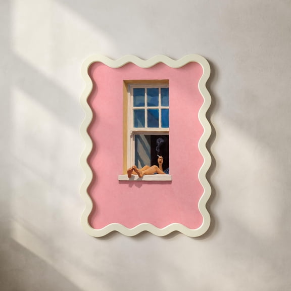 Window Surreal Illustration Poster