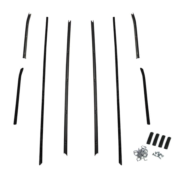 Window Sweeper Kit 8-Piece For Chevrolet Camaro 1968 - WC 2008-14