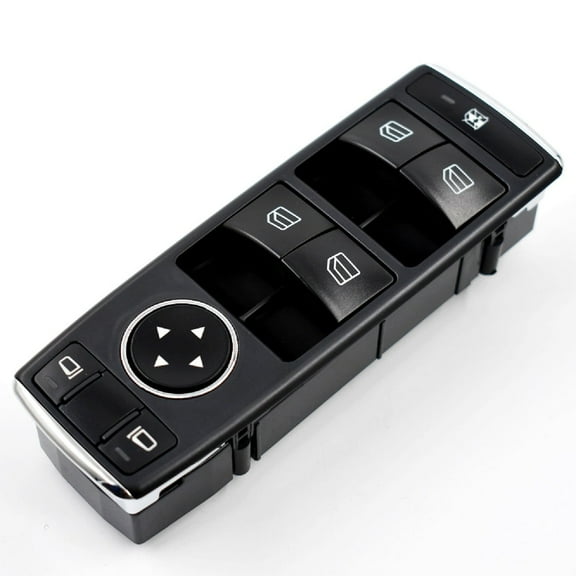 Window Switch A2049055302 Front Rear Power Windows Button Switches for Driver Side Panels, Fits for Mercedes-Benz C-230 250 280 300 350 550 E-500 63 GLK-250