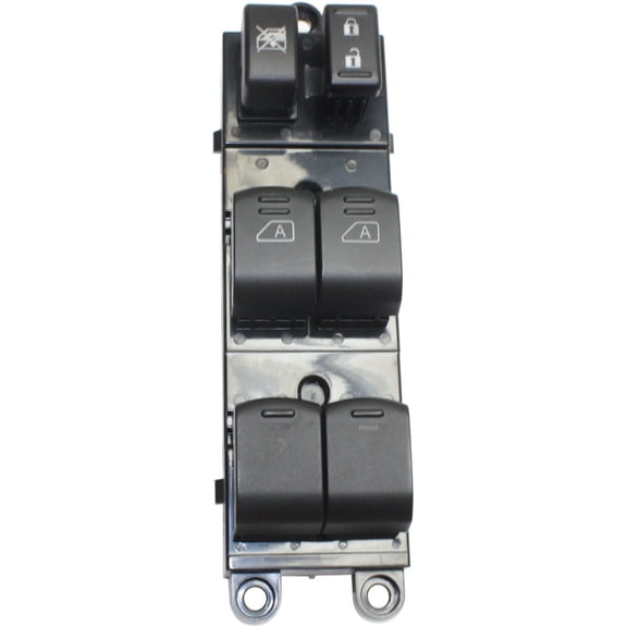Window Switch Compatible with 2007-2012 Nissan Pathfinder 6Cyl 8Cyl 4.0L 5.6L Front, Left Driver
