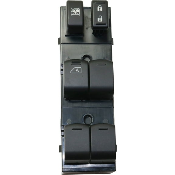 Window Switch Compatible with 2008-2010 Nissan Rogue 4Cyl 2.5L Front, Left Driver