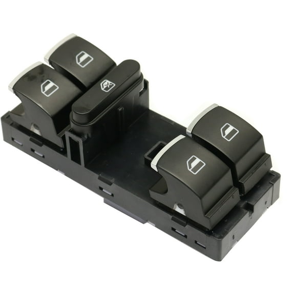 Window Switch Compatible with 2016-2017 Volkswagen CC Front, Left Driver