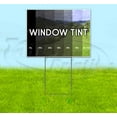 thumbnail image 1 of Window Tint (18" X 24") Yard Sign, Includes Metal Step Stake, 1 of 6