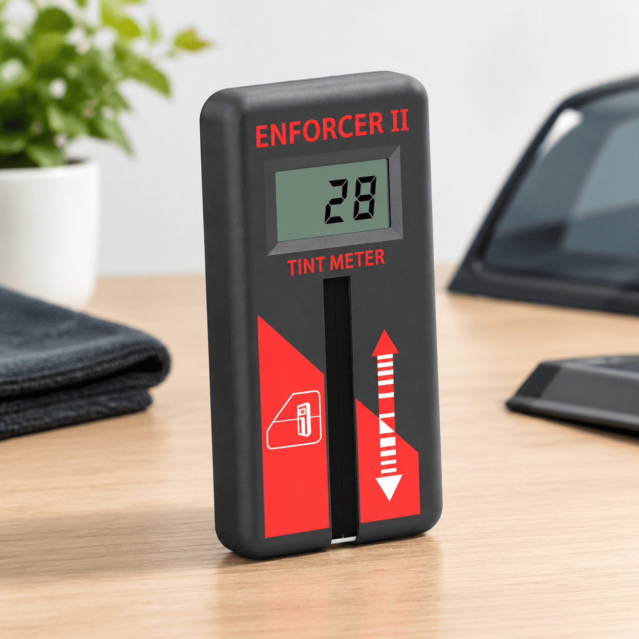 Shoe Inspection Window Tint Meter for Cars, ±2% Accuracy Digital VLT Tester, Pocket ...