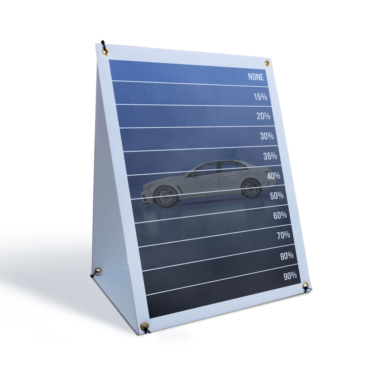 Frame Sign Window Tint Window Tinting Percentage Sidewalk Sign 18 Inch x 24 Inch A-Frame ...