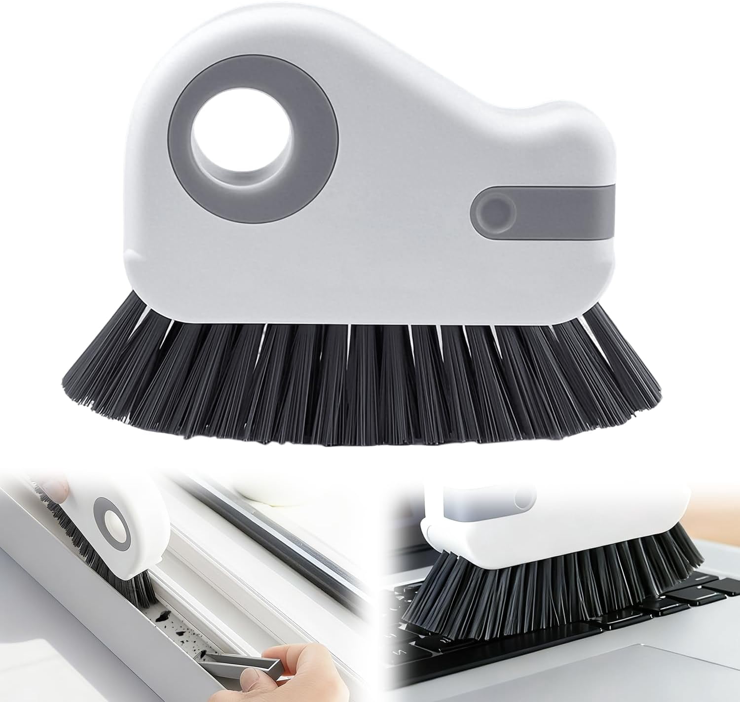 Window Track Cleaner, Groove Cleaning Tool,2 in 1 Crevice Clean Brush ...