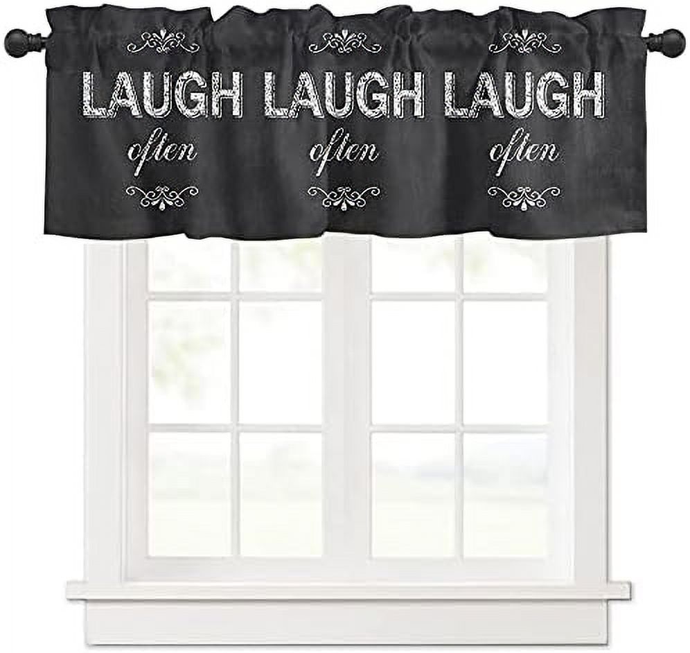 Window Treatments Curtains Valance for Living Room Farmhouse House