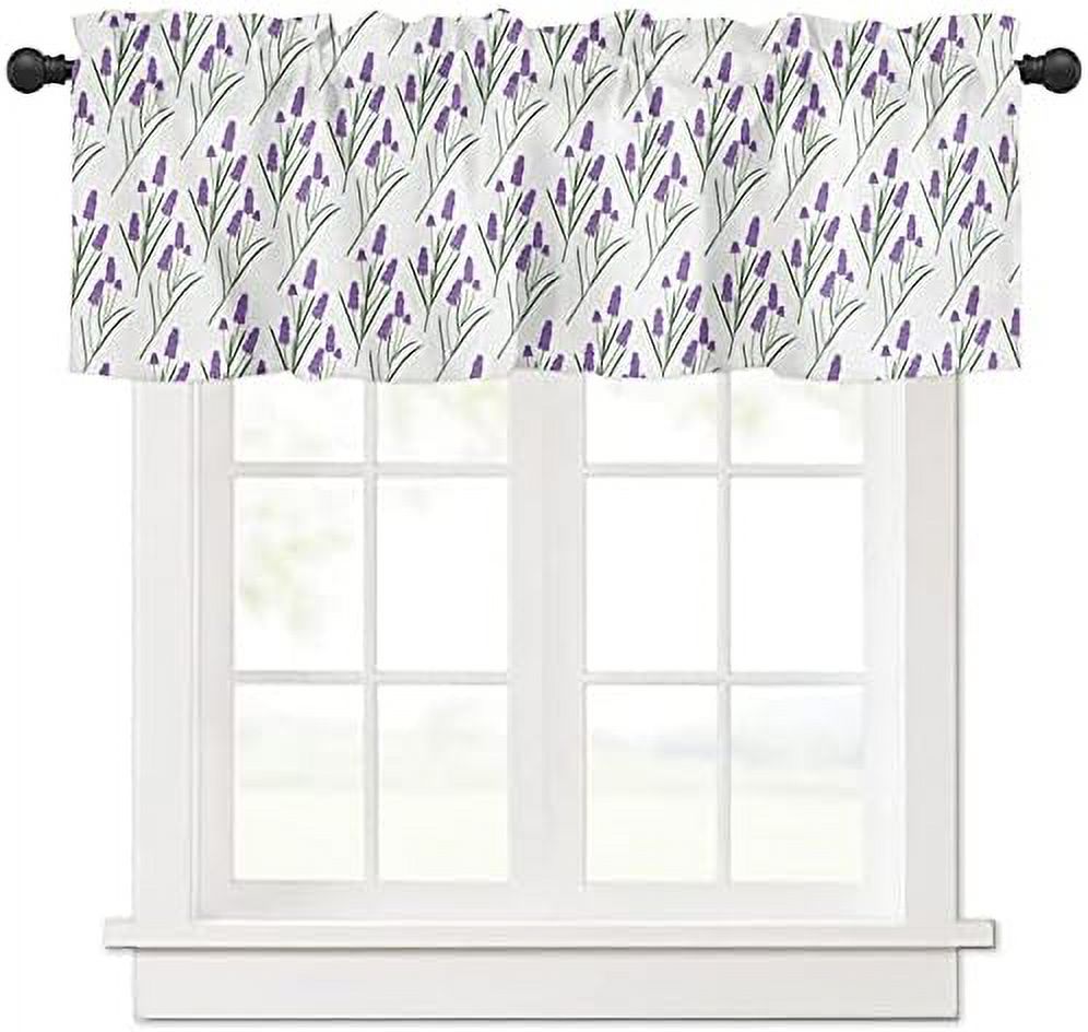 Window Treatments Curtains Valance for Living Room Farmhouse Red