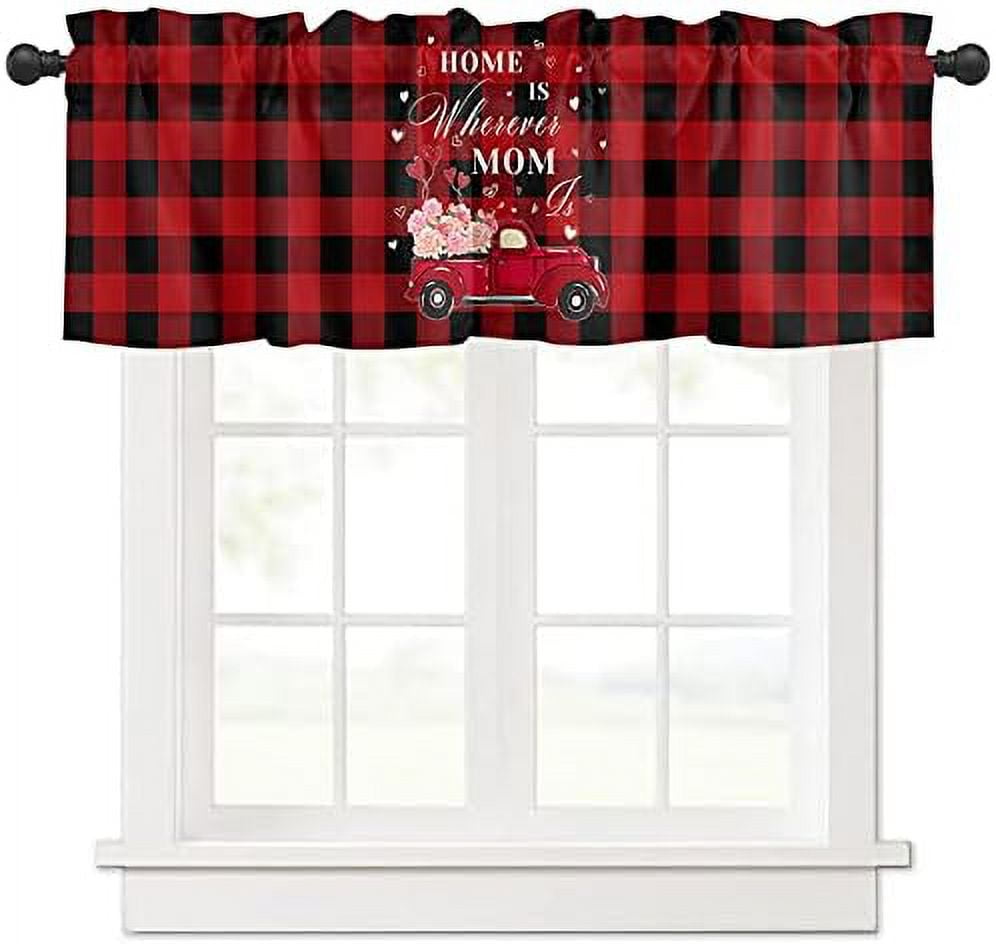 Window Treatments Curtains Valance for Living Room Mothers Day Kitchen