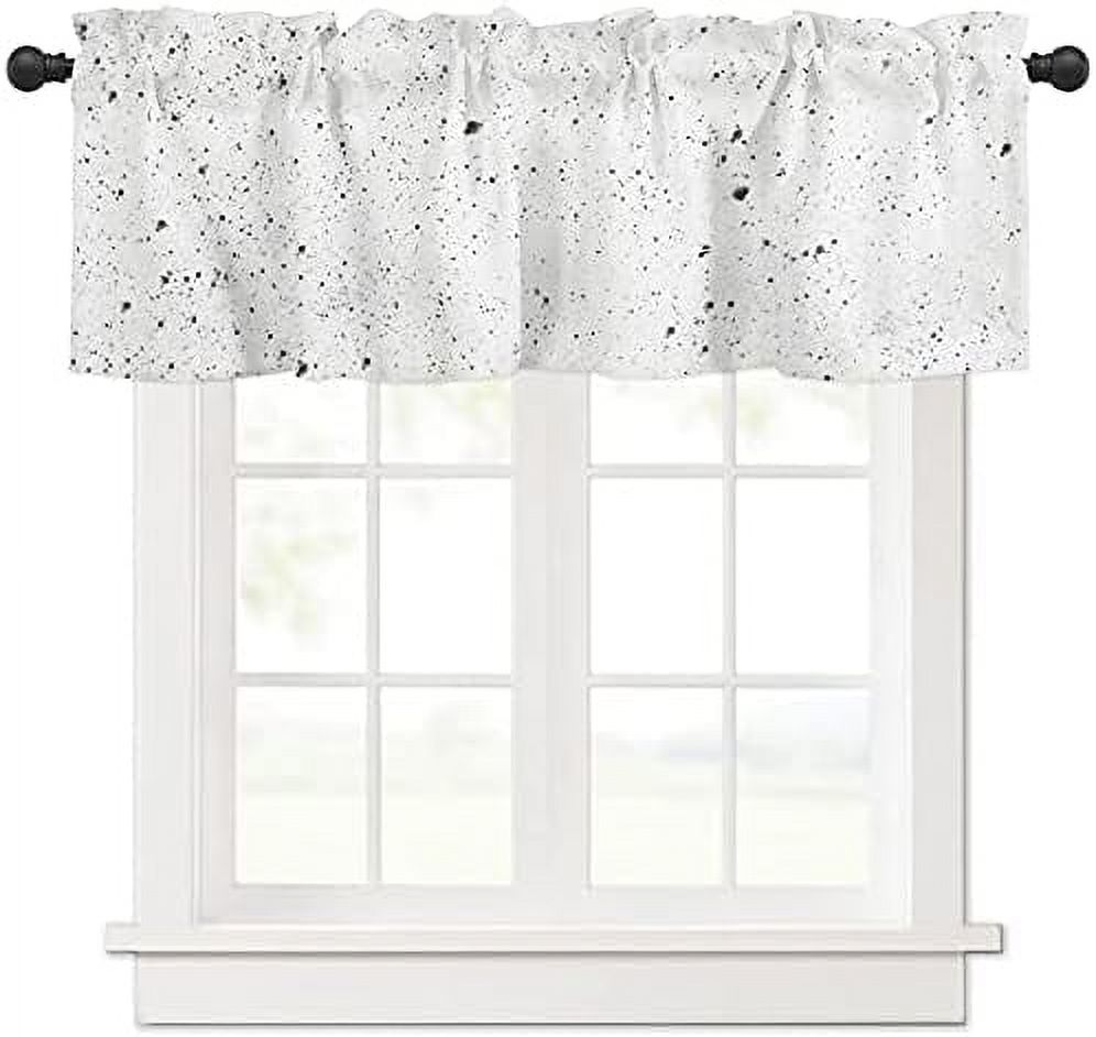 Window Treatments Curtains Valance for Living Room Pumpkin Color