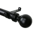 thumbnail image 1 of Window Trend InStyleDesign Sondra 1.5-inch Custom Cut Length Curtain Rod (Up to 16 inches) Black 5' Black Finish, 1 of 4