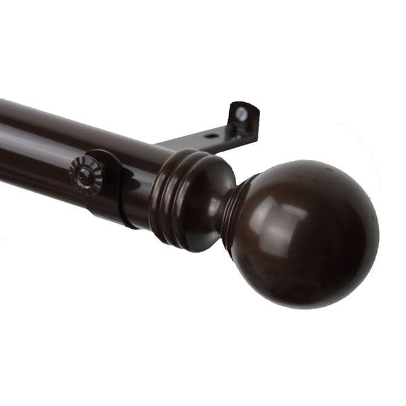Window Trend InStyleDesign Sondra 1.5-inch Custom Cut Length Curtain Rod (Up to 16 inches) Cocoa 9' Brown Finish