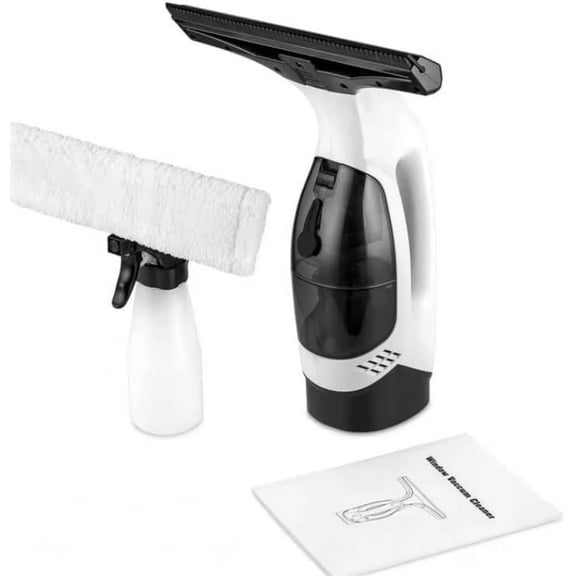 Window Vacuum Cleaner Cordless, Rechargeable Electric Window Cleaner Window Vac With 10 Inch Squeegee Blade Shower Squeegee Window Squeegee For Showers Mirrors Car Glass Countertops Tiles Walls