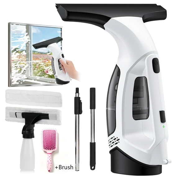 Window Vacuum Cleaner, Cordless Window Vacuum Squeegee, Window Cleaner ...