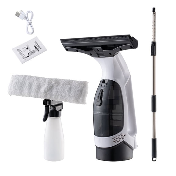 Window Vacuum Squeegee Cordless, Power Window Vacuum Cleaner Set