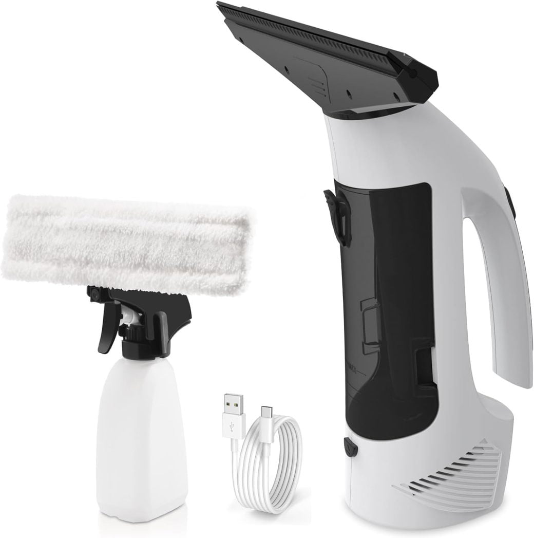Window Vacuum, Window Vacuum Squeegee Cordless, Handheld Window Vac ...
