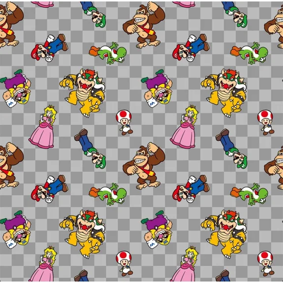 Window Valance Curtain Mario 42X14 Kids Children'S Bedroom Bathroom Game Room