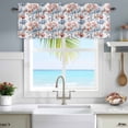 thumbnail image 1 of Window Valance for Kitchen,Sea Fish Ocean Coral Rod Pocket Curtain Valances Short Curtains Drapes Panel,Summer Coastal Shell Conch Window Treatment Topper for Living Room Bathroom Bedroom Home Decor, 1 of 9