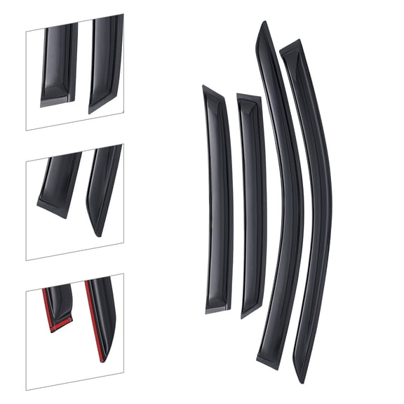 Window Vent Visors Rain Guards Replacements For 2019-2023 Volkswagen Jetta 4pcs