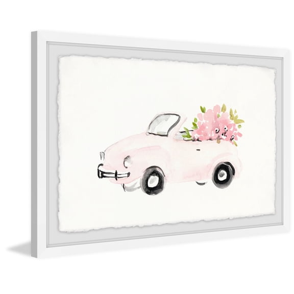 Window View Framed Painting Print