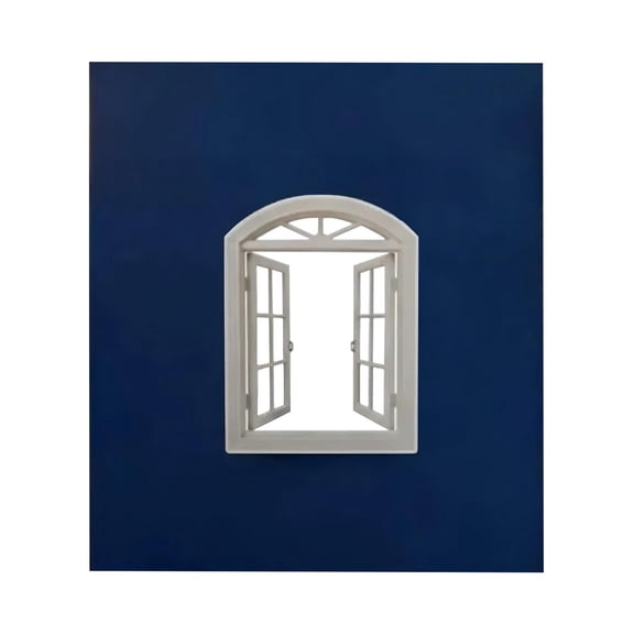 Window View Photography Props, Innovative Arched Open Window Style, 1 Piece Photography Prop, for Portrait Product Photo Shooting Studio Content Creator Background Backdrop
