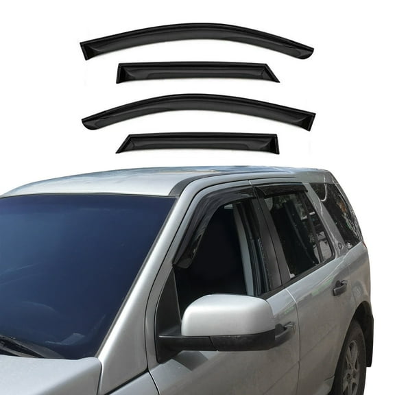 Window Visor Vent Rain Guard Deflector for Lexus RX 2016-2022 Smoke 4 Pcs