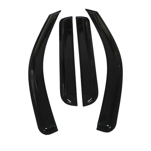 Window Visors Rain Guards Deflectors - 4-Pack Side Window Deflector Vent Shade for Car Windows Tape-On Outside Mount Acrylic Sun Rain Guard Replacement for Grand Cherokee 2005-2010