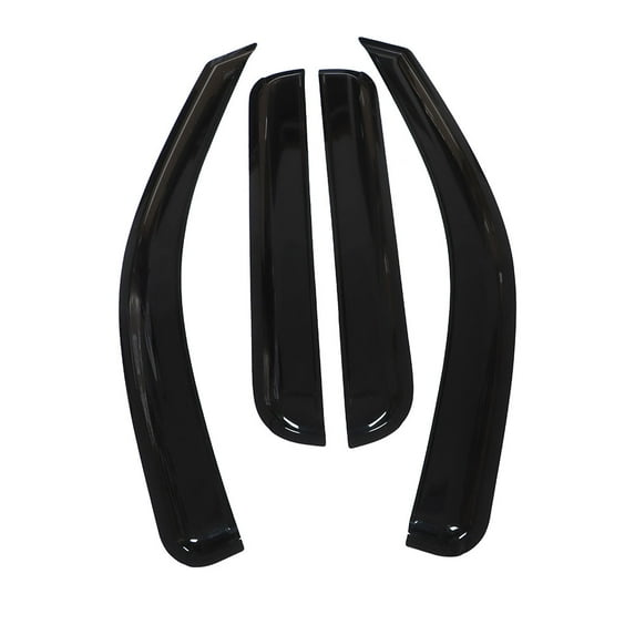 Window Visors Rain Guards Deflectors - 4-Pack Side Window Deflector Vent Shade for Car Windows Tape-On Outside Mount Acrylic Sun Rain Guard Replacement for Grand Cherokee 2005-2010