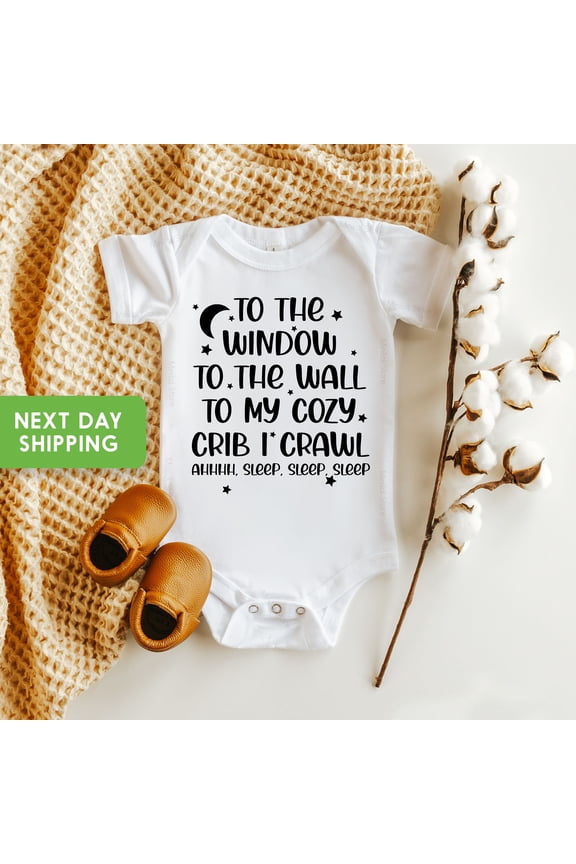 To The Window To The Wall Baby , Baby Shower Gift, Music Rap Funny , Baby Bodysuit, Newborn Cool Baby Clothing, Cute Baby Onesie, BABY BODYSUIT LAT 4424