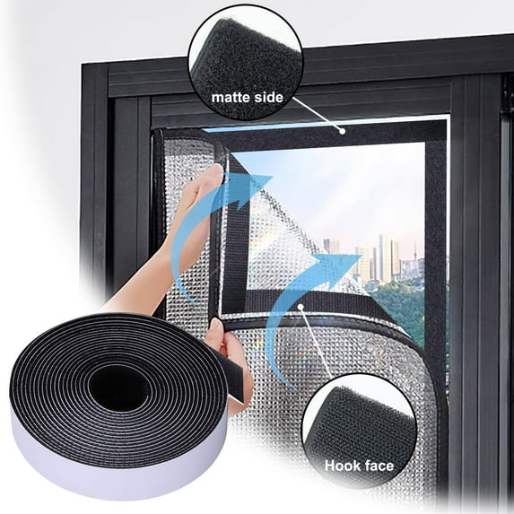 Window Weather Sealing Tape, Window Draft Isolation Sealing Film Tape for Keep Out Cold Air Dust