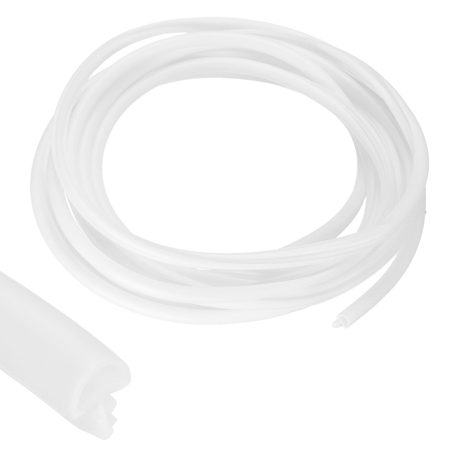 Window Weather Stripping Door Seal, 2 Pack 5/16" Wide Kerf Mount Weatherstrip Seal for (5 m/16.4 ft, White)