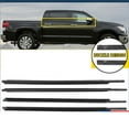 thumbnail image 1 of Window Weatherstrip Seal Belt Trim Fits For Toyota Tundra Crew Cab 2007-18 4 PCS, 1 of 7