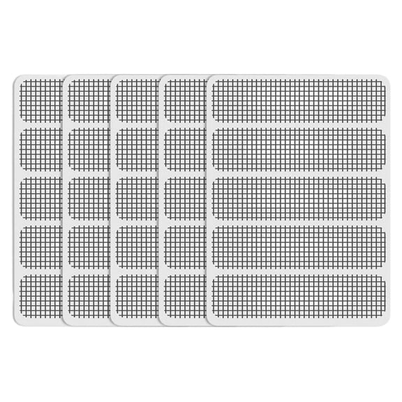 Window Weep Hole Screen Patch,Strong Sticky Quickly Weep Hole Cover,Window Screen Repair Patch,Self-Adhesive Screen Mesh Repair Patch for Window Screen Drain Holes,Mesh Repair Tape,5PCS