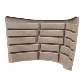 Window Well Supply Deluxe Egress Well, Tan 76"W x 56" Proj x 64"D Heavy-Duty Single-Wall MDPE, Built-In Steps, Won't Rust or Corrode