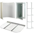 thumbnail image 1 of Window Well Supply - Egress Window Well Kit - Complete Basement Egress Window Kit - Includes Argon-Filled Basement Window - 27"x45", Window Well, Egress Ladder, Window Well Cover - 42"W x36"P x60"D, 1 of 7