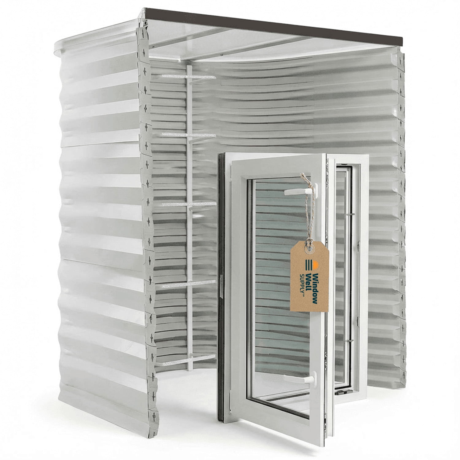 Walmart Basements Tilt & Turn Casement Basement Window - Left Inswing, 30