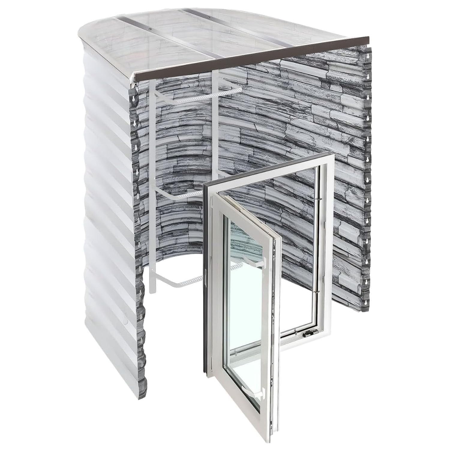 Window Well Kit Window Well Supply - Egress Window Well Kit - Complete Basement Egress ...