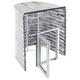 thumbnail image 1 of Window Well Supply Egress Window Well Kit - Complete Basement Egress Window Kit - Includes Argon-Filled Basement Window, Window Well, Egress Ladder, Window Well Cover - Stoneview, 55"L x 36"W x 48"D, 1 of 6