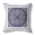 thumbnail image 1 of Window Wreath Palace Indoor/Outdoor Pillow in Dark Purple White 16x16, 1 of 4