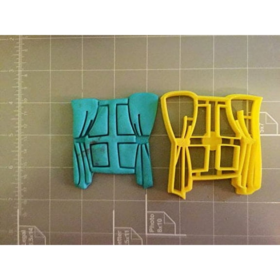 Window and Curtain Cookie Cutter- Fast Shipping - Sharp Edges - Exceptional Quality