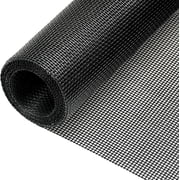 Window screen replacement piece - DIY custom adjustable fiberglass mesh surface - Suitable for window doors and terrace screens -1 piece 39 inches x 98 inches, charcoal black/black