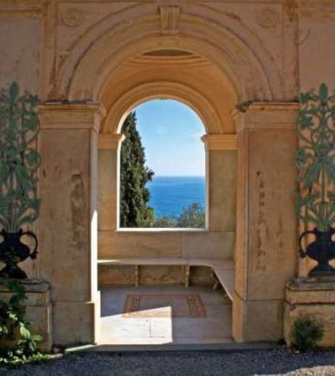 Window to the Mediterranean Canvas Art - Rita Crane (24 x 24)